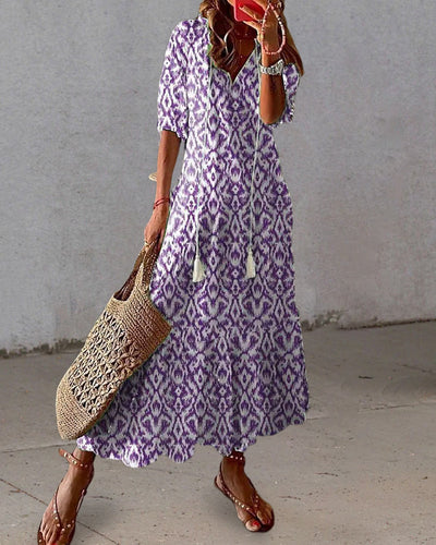 Avery’s | Elegant Lantern Dress