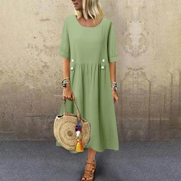 Celeste’s | Effortless Linen Dress