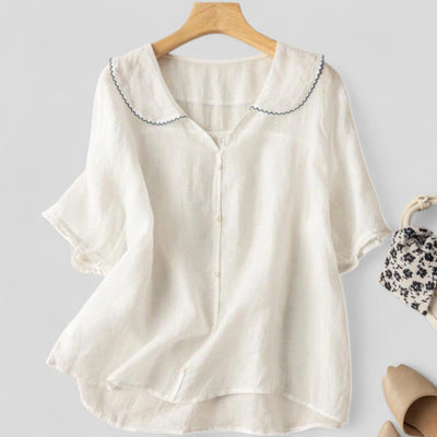 Chloe’s | Effortless Printed Blouse