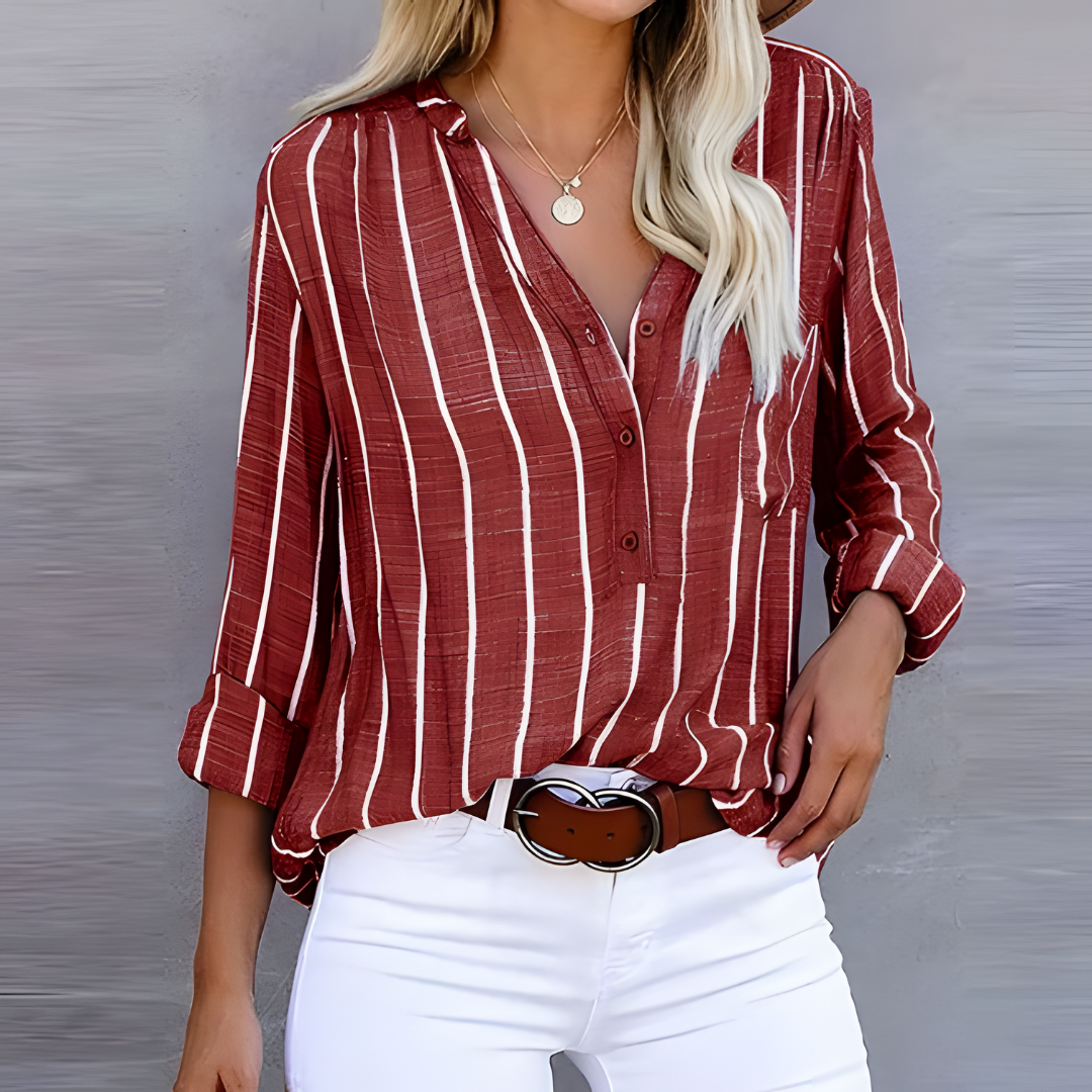 Piper’s | Relaxed Stripe Blouse