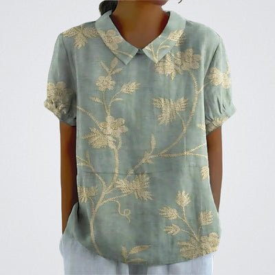 Isla | Mixed Print Blouse