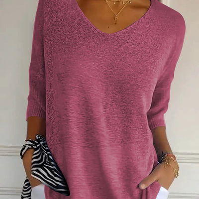 Anna | V-Neck Knit Top