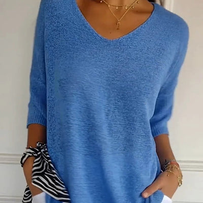 Anna | V-Neck Knit Top