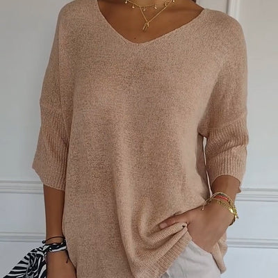 Anna | V-Neck Knit Top
