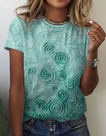 Elena | Multi-Style Rose Blouse