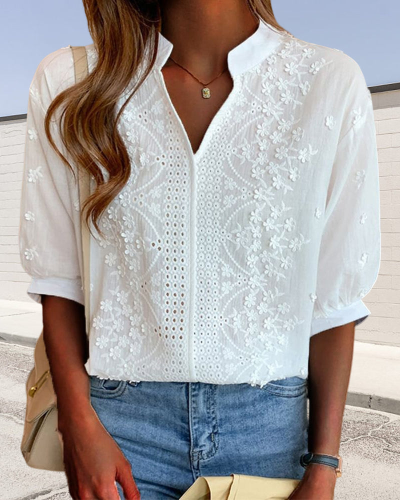 Monika's | Elegant Lace Blouse