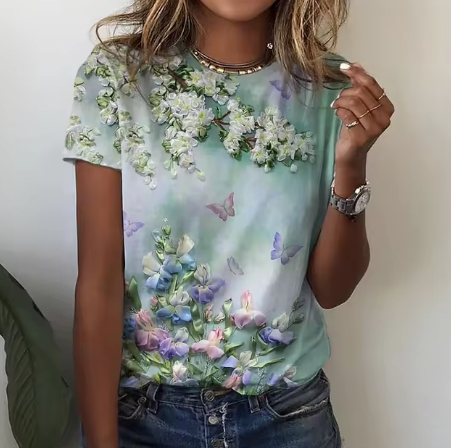 Elena | Multi-Style Rose Blouse