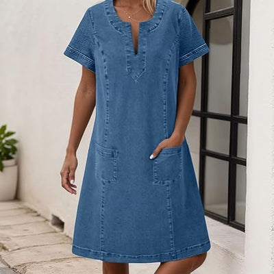 Nathalie’s | Soft Denim Dress