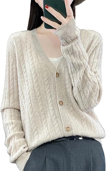Mabel’s | Twisted V‑Cardigan