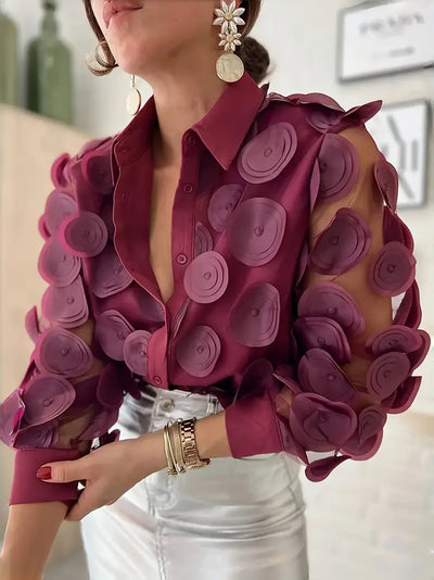 Louise | Refined Floral Blouse