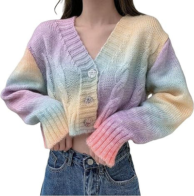 Maple Sarah | Rainbow Cardigan