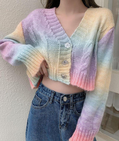 Maple Sarah | Rainbow Cardigan