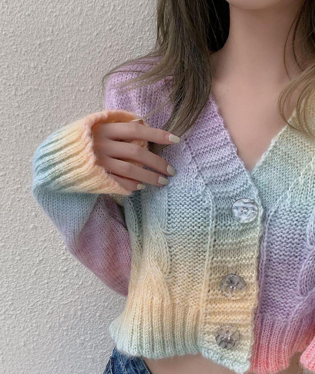 Maple Sarah | Rainbow Cardigan