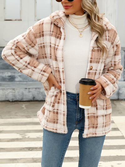 Ainsley | Gingham Button Jacket