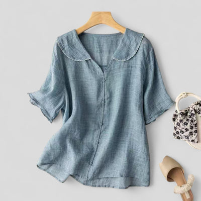 Chloe’s | Effortless Printed Blouse