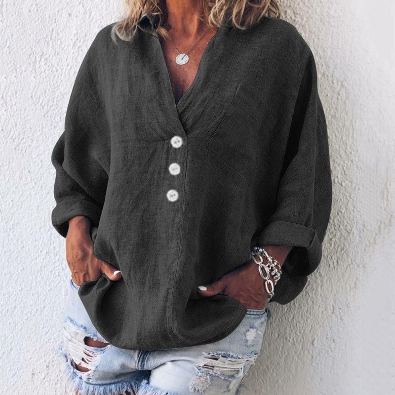 Zoey’s | Natural Linen Blouse