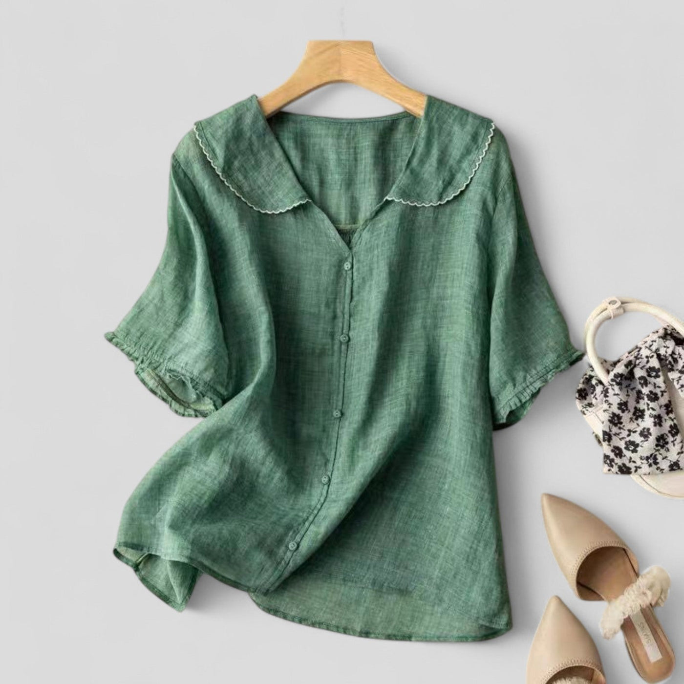 Chloe’s | Effortless Printed Blouse