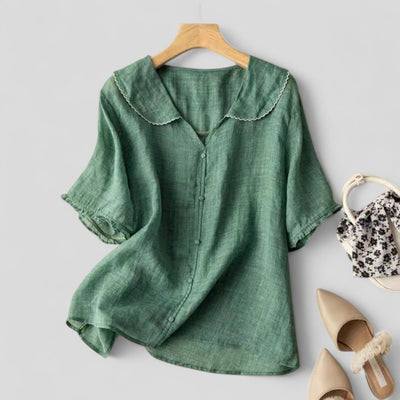 Chloe’s | Effortless Printed Blouse