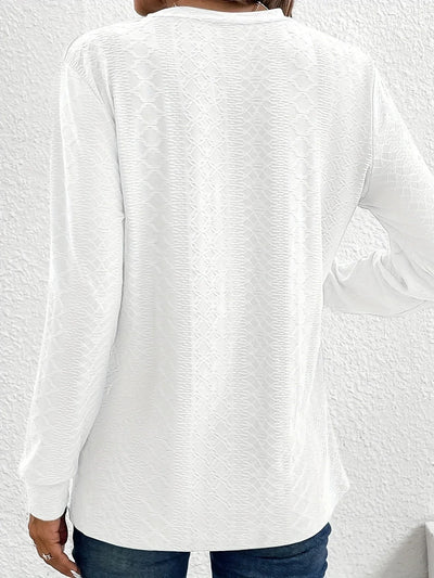 Rachel’s | Textured Button Blouse
