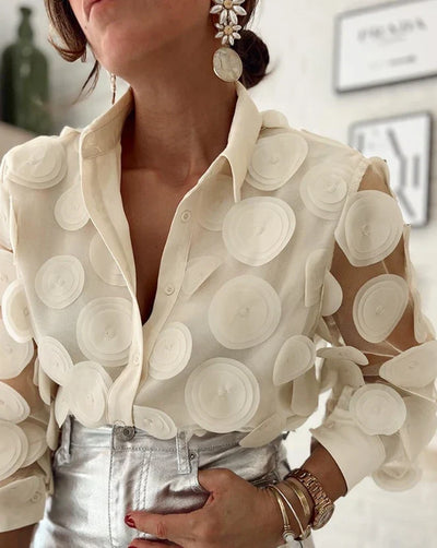 Louise | Refined Floral Blouse