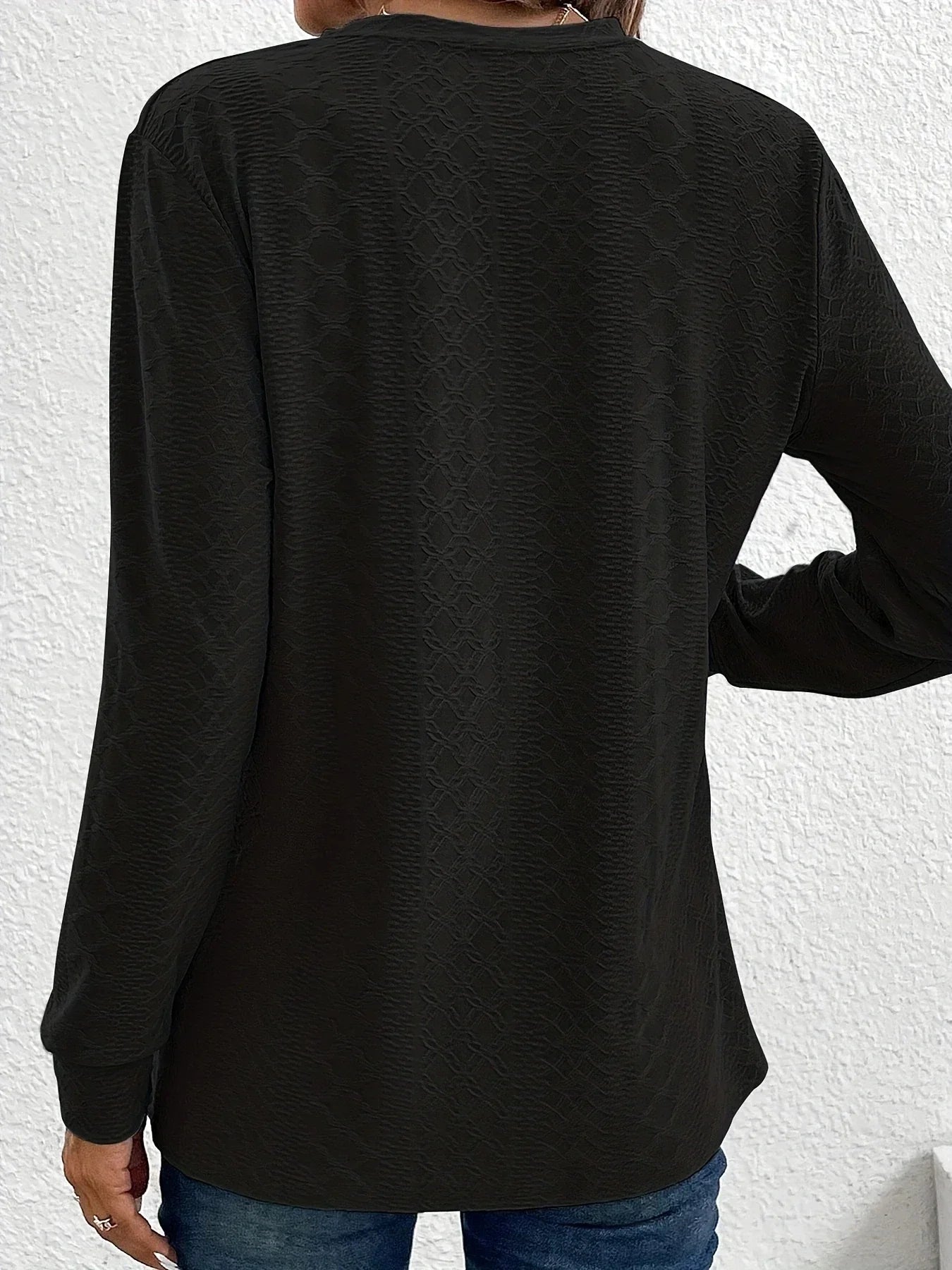 Rachel’s | Textured Button Blouse