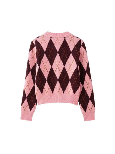 Lauren’s | Argyle Knit Cardigan