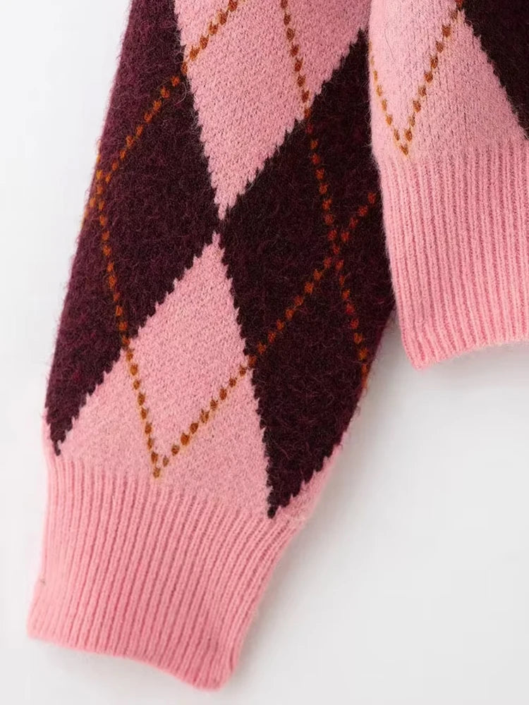 Lauren’s | Argyle Knit Cardigan