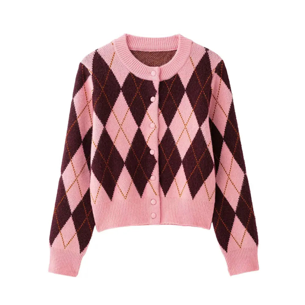 Lauren’s | Argyle Knit Cardigan