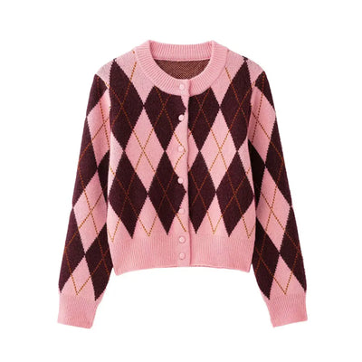Lauren’s | Argyle Knit Cardigan