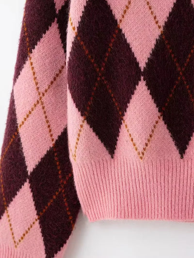 Lauren’s | Argyle Knit Cardigan