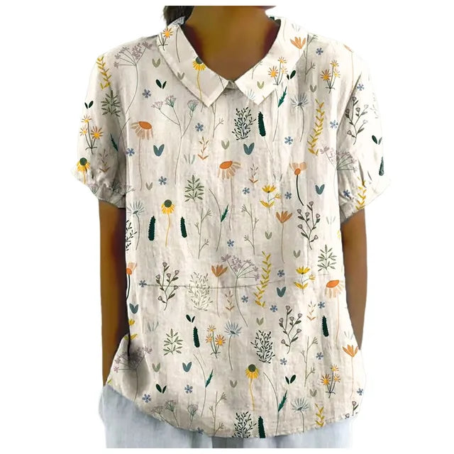 Isla | Mixed Print Blouse