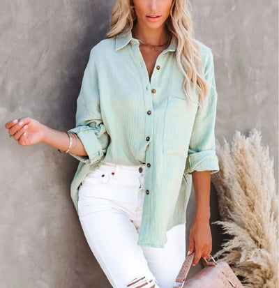 Rosalie | Eco Button Blouse