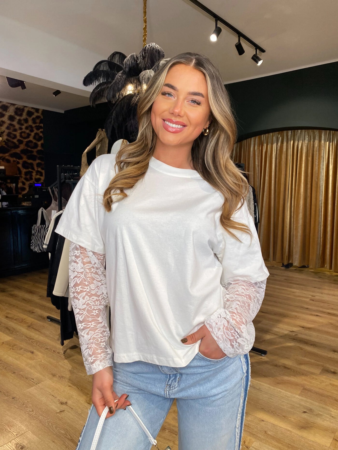 Madison | Lace Soft Tee