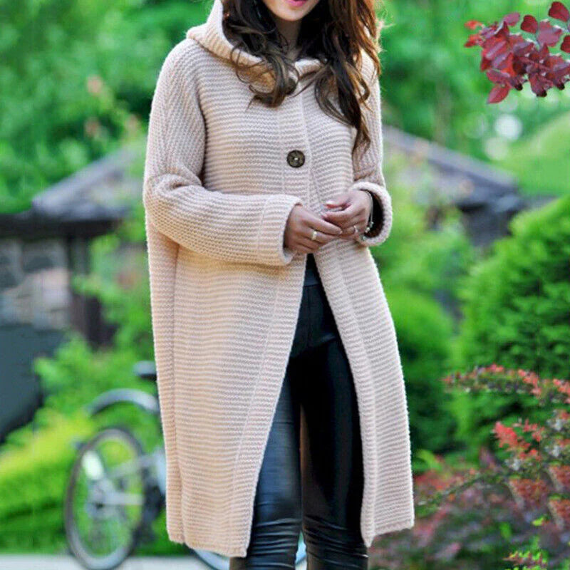 Harper | Hooded Sweater Coat