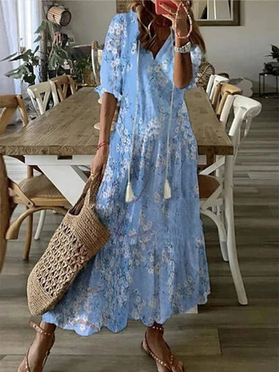 Avery’s | Elegant Lantern Dress